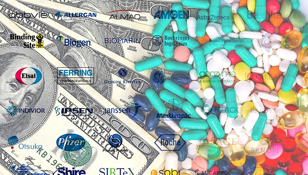 Des sanctions financières imposées aux grandes entreprises pharmaceutiques pour activités illégales