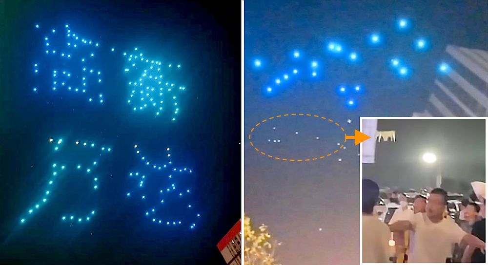 Un spectacle de drones vire au cauchemar en Chine : des dizaines d'engins tombent sur la foule, d'autres se posent brutalement