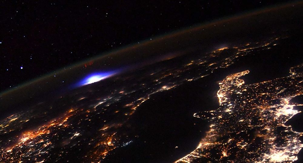 Thomas Pesquet repère des phénomènes lumineux transitoires rares depuis l'ISS