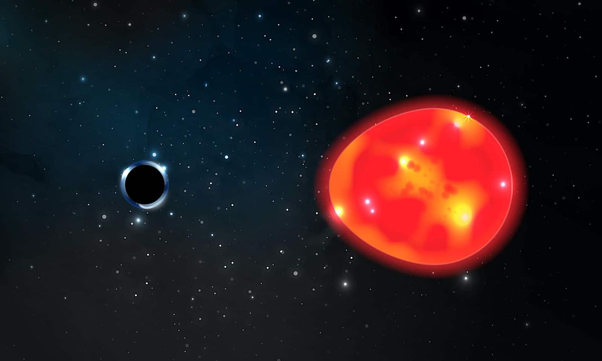 Découverte du trou noir le plus proche de la Terre, et l'un des plus petits connus à ce jour