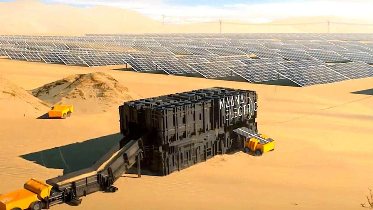 Un dispositif automatisé révolutionnaire produit des panneaux solaires à partir du sable