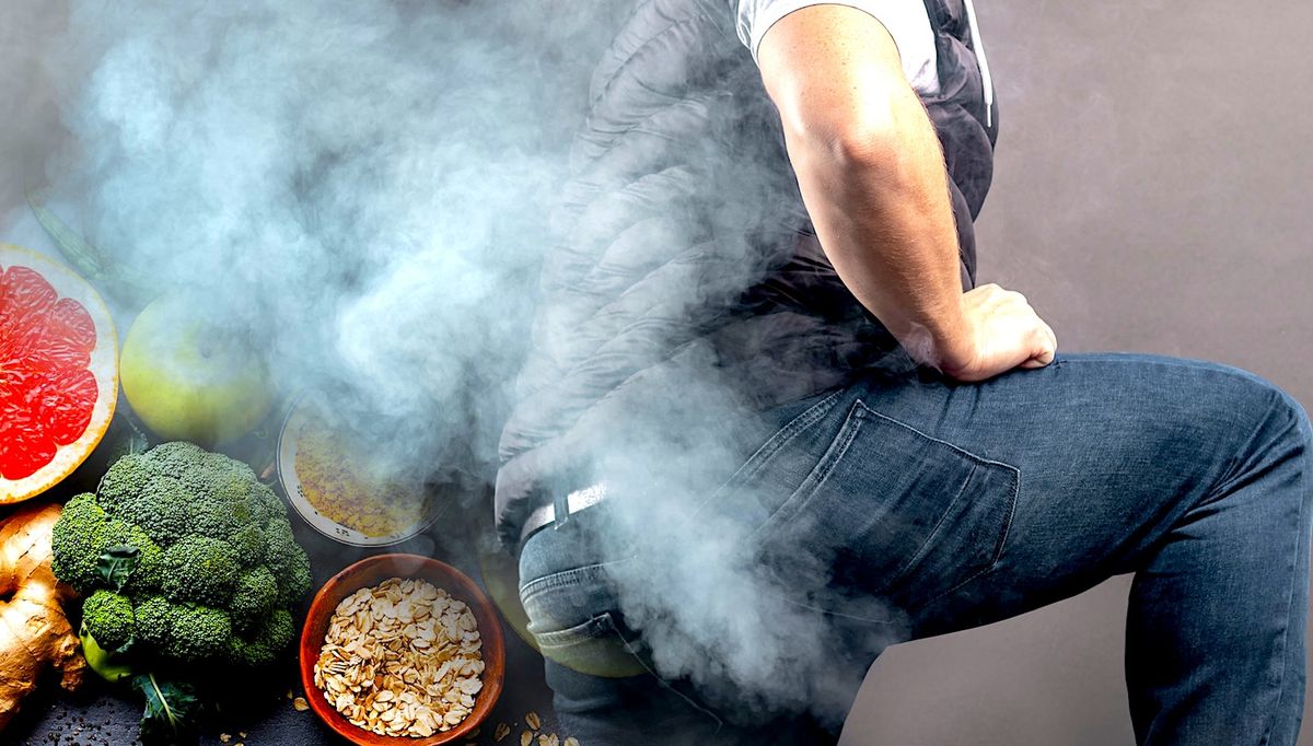 Les hommes ont plus de flatulences lorsqu'ils suivent un régime à base de plantes en raison des bonnes bactéries intestinales