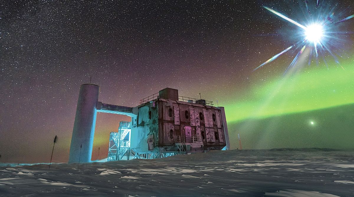 Une particule d'antimatière extrêmement énergique percute l'Antarctique