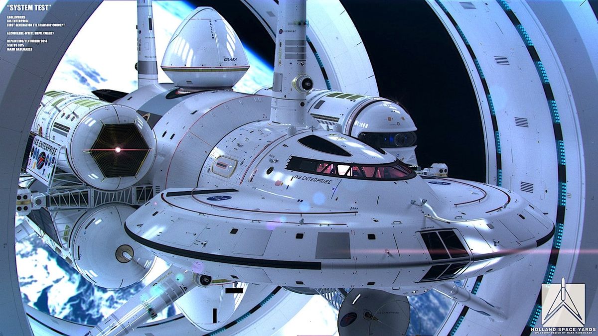Un moteur à distorsion (Warp drive) qui ne viole pas les lois de la physique