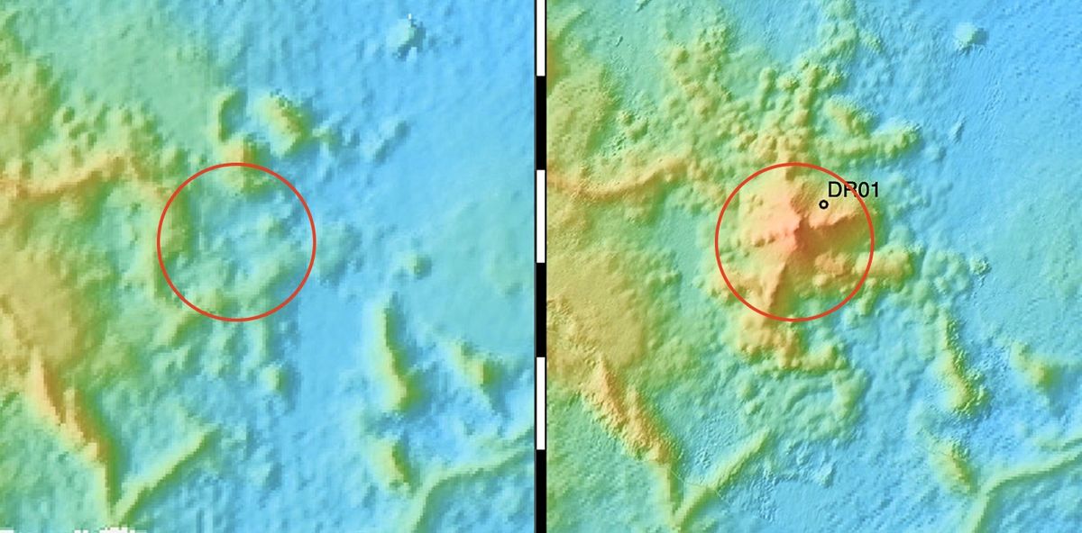 La plus grande éruption sous-marine jamais enregistrée donne naissance à un nouveau volcan massif