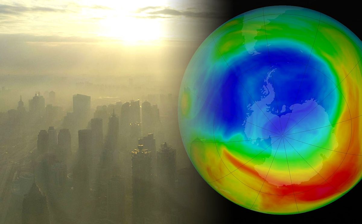 La récente baisse des émissions de gaz CFC en Chine pourrait accélérer la régénération de la couche d'ozone