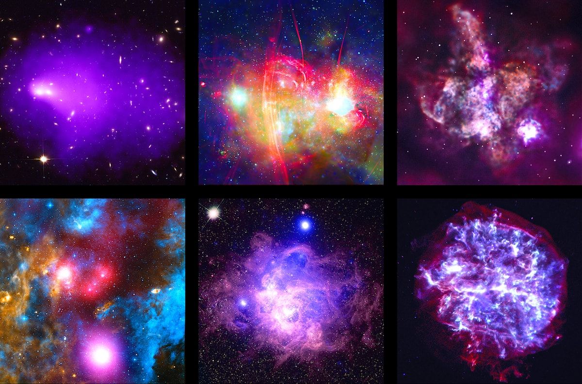 La NASA dévoile des vues cosmiques étonnantes à l'occasion du 20e anniversaire du télescope spatial Chandra