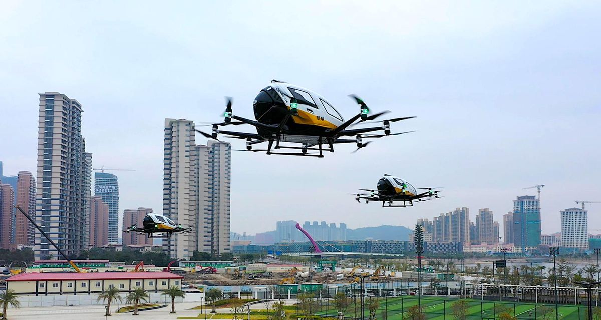Le taxi volant sans pilote d'EHang pourrait entrer en service d'ici quelques mois