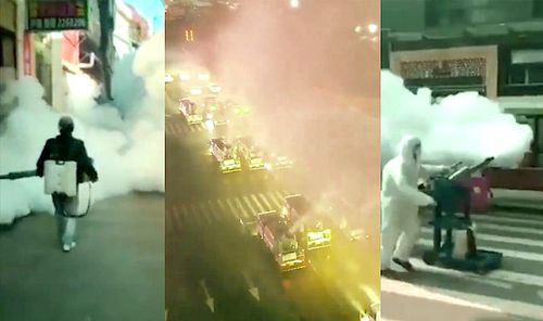 Coronavirus 2019 : la Chine pulvérise des produits chimiques sur des quartiers entiers afin de contenir l'épidémie