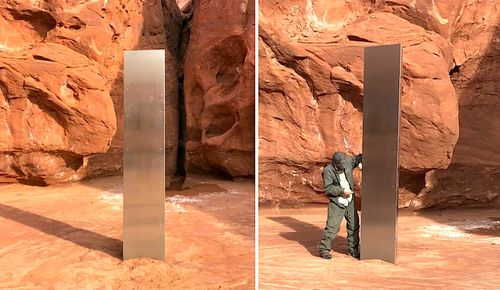 Des biologistes découvrent un mystérieux « monolithe » en métal dans l'Utah