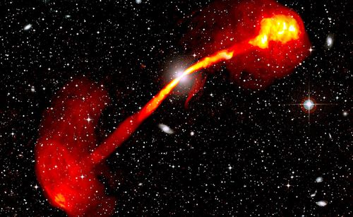 Le télescope MeerKAT capture une image époustouflante d'une radiogalaxie