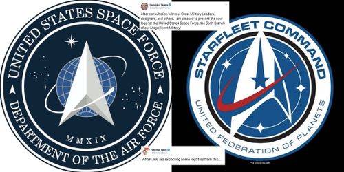 Le nouveau logo de l'US Space Force ressemble à celui de Star Trek, et il y a une raison précise à cela