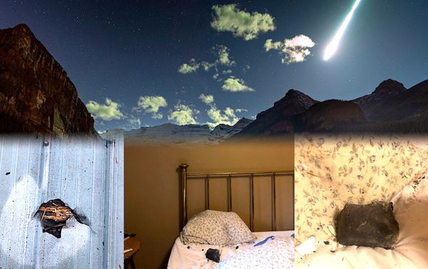 Une femme a failli être tuée par une météorite qui s'est écrasée sur son lit après avoir traversé le toit