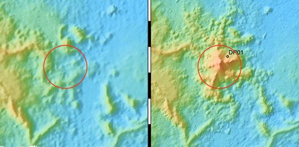 La plus grande éruption sous-marine jamais enregistrée donne naissance à un nouveau volcan massif