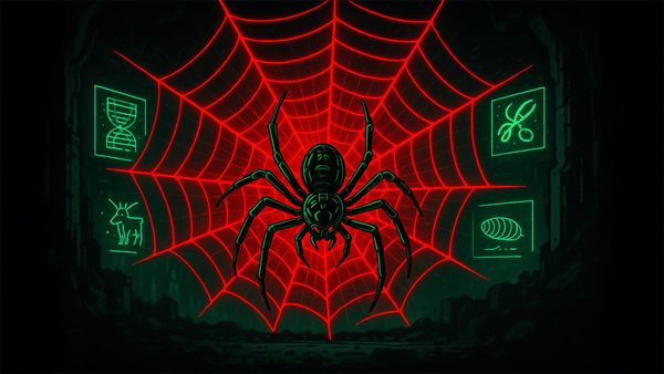 Soie d’araignée rouge fluo : révolution scientifique ou coup de com’ ?