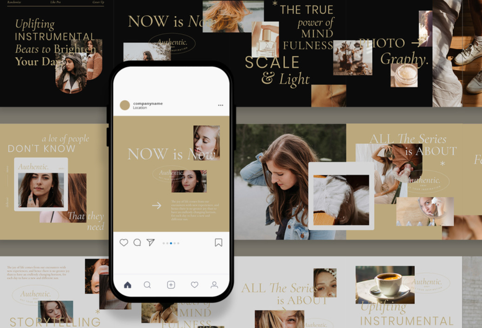 Instagram CAROUSEL TEMPLATE - GENERIC SOMATIC IDENTITY