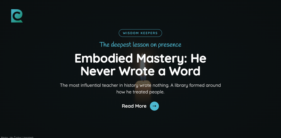 Embodied Mastery: He Never Wrote a Word