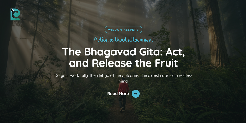 The Bhagavad Gita: Action Without Attachment