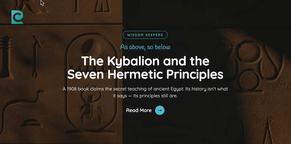 The Kybalion and the Seven Hermetic Principles