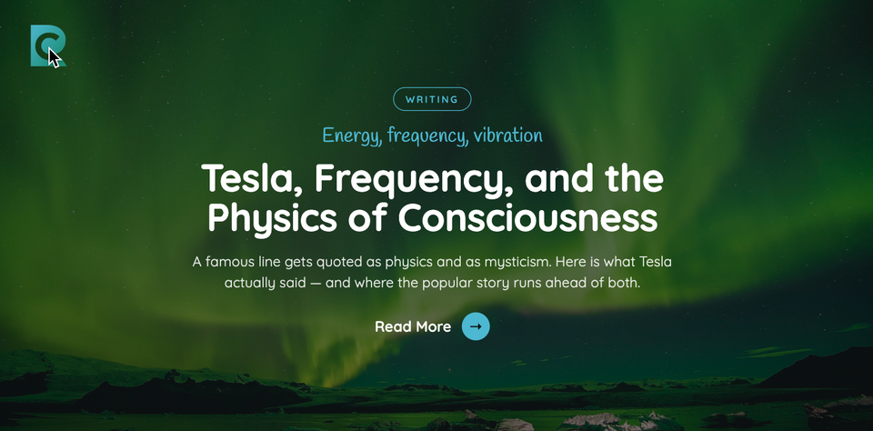 Tesla, Frequency, and the Physics of Consciousness