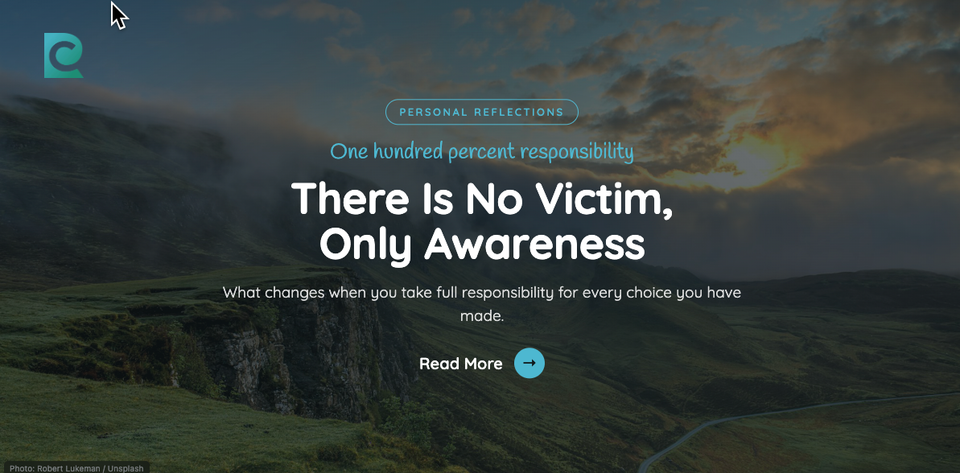 There Is No Victim, Only Awareness