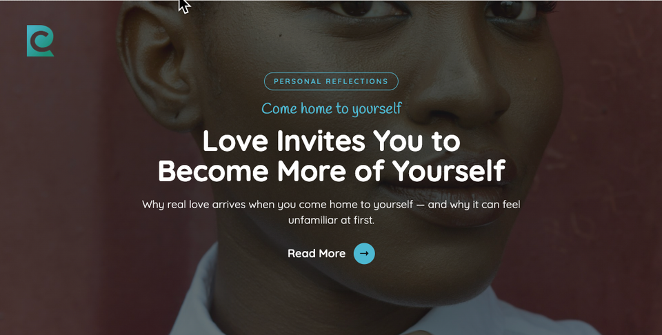 Love Invites You to Become More of Yourself