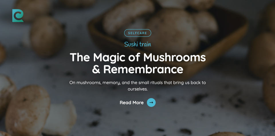 The Magic Of Mushrooms & Remembrance | The Sushi Train