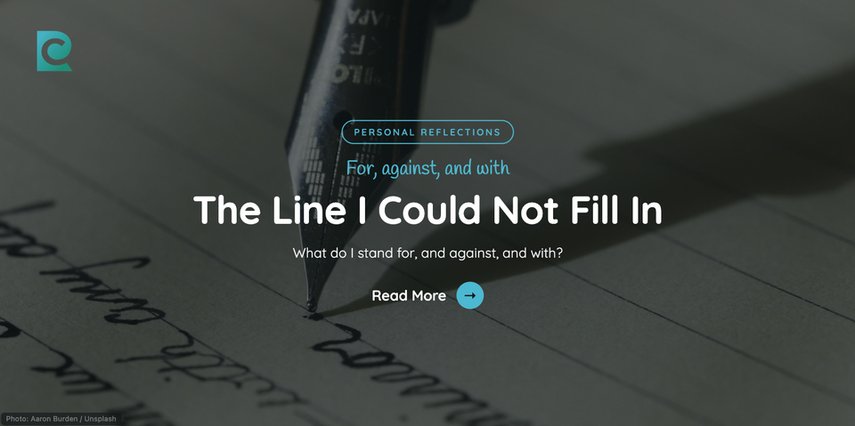 The Line I Could Not Fill In