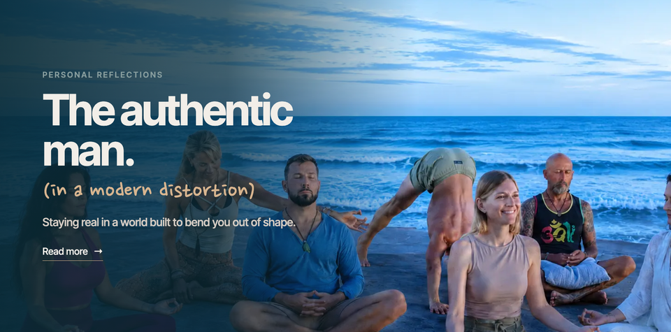 The Authentic Man | In a modern Distortion