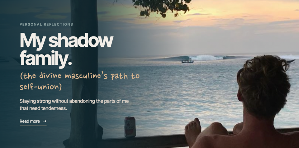 The Divine Masculines Journey | My Shadow Family