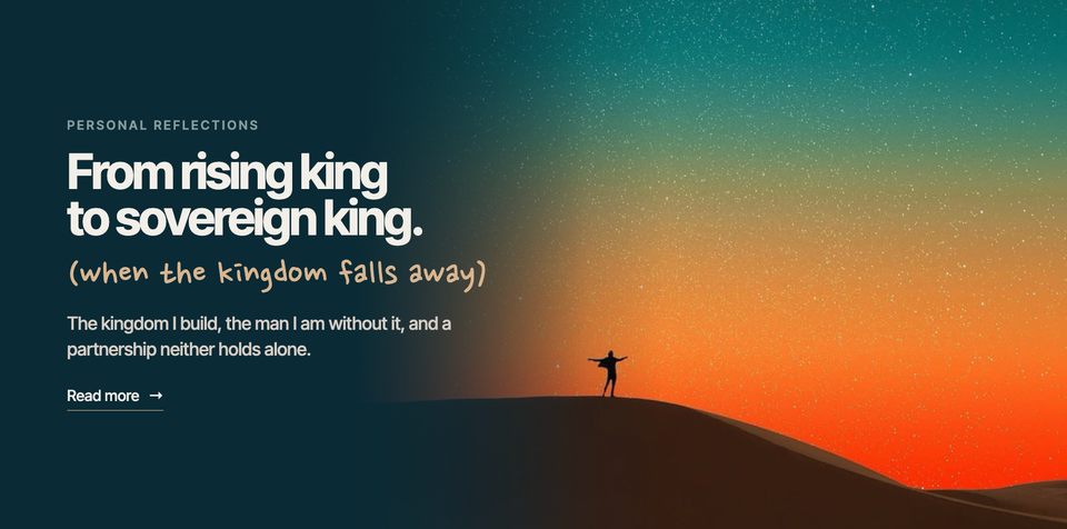 From Rising King to Sovereign King