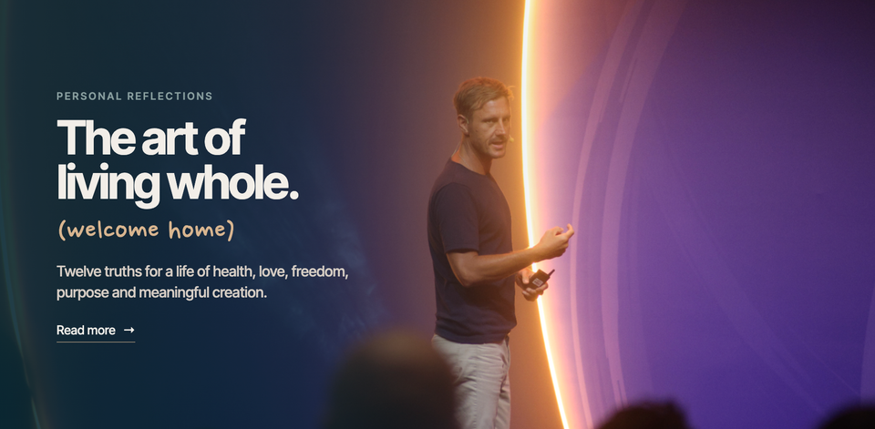 The Art of Living Whole | Welcome Home