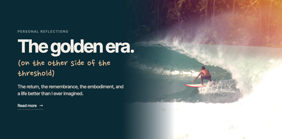 The Golden Era | Light on light, sun in the sun