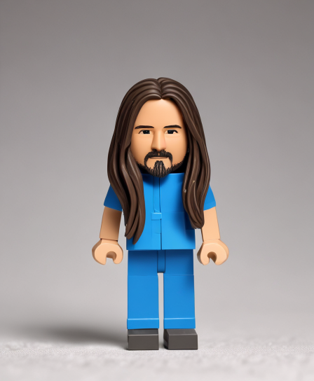 PuLID output of Keanu Reeves in Toy style