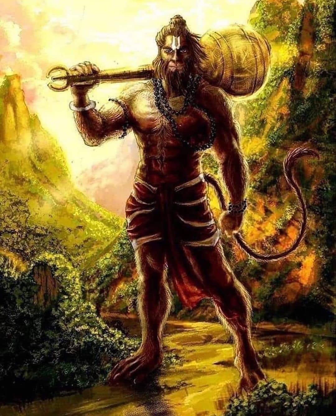 lord hanuman warrior wallpaper