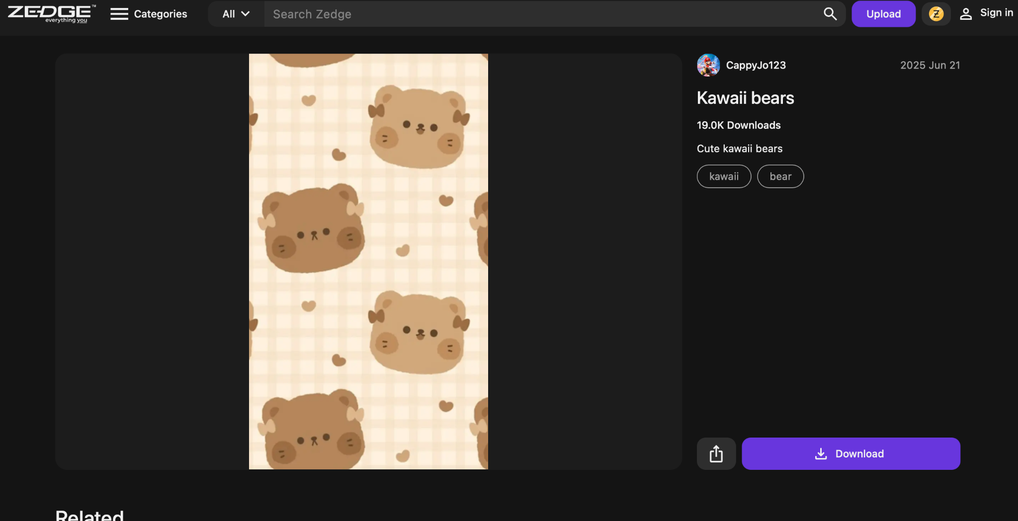 Kawaii wallpaper with pastel yellow, cute japanese style