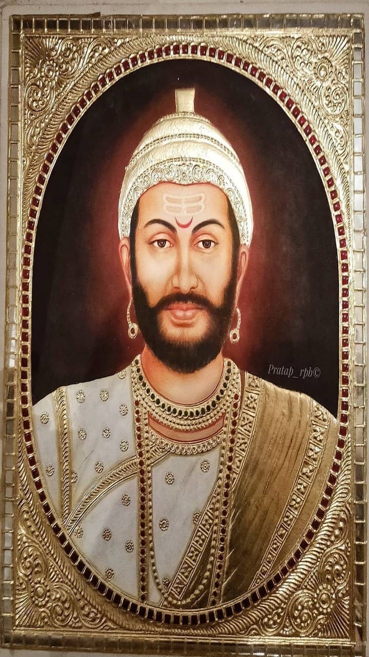 chhatrapati shivaji maharaj portrait wallpaper
