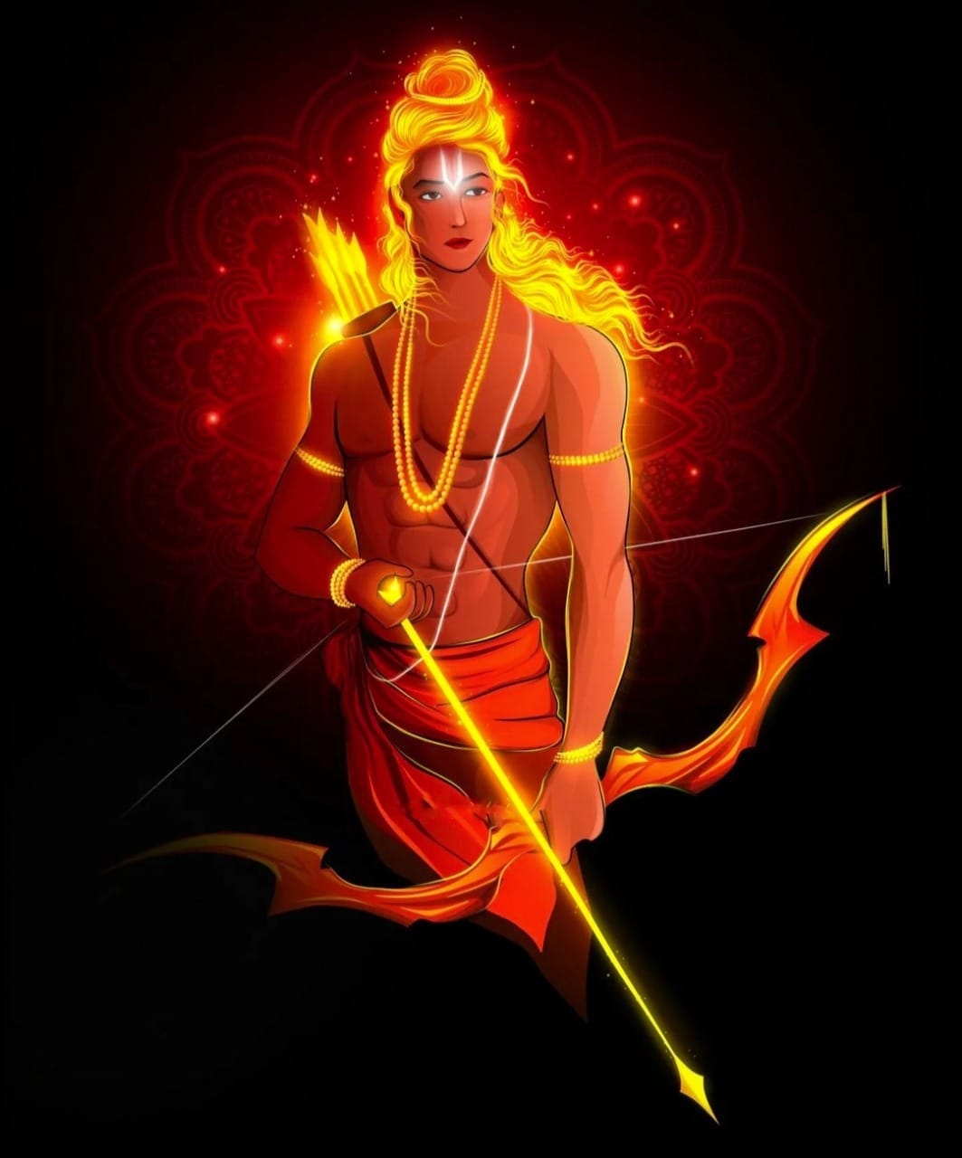 lord ram warrior archer 4K wallpaper