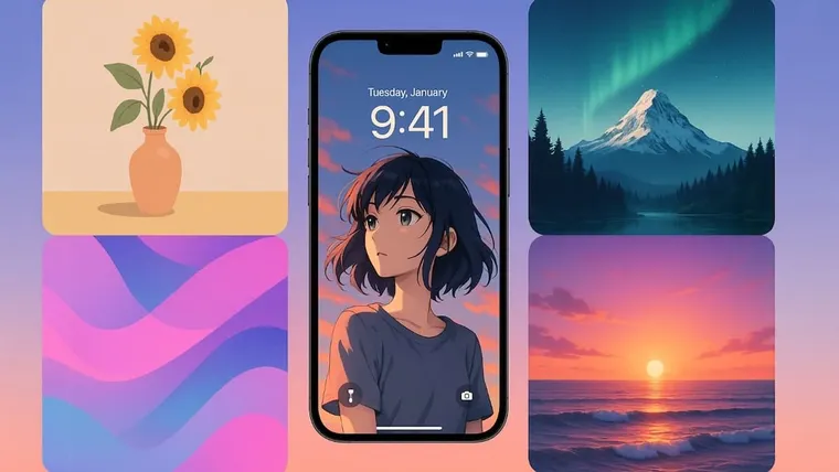 how to set lock screen on iphone
