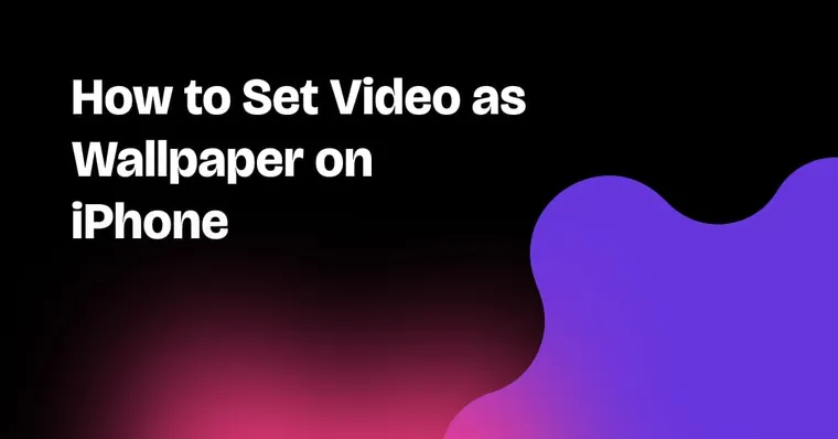 how to set videos as wallpaper on iphone