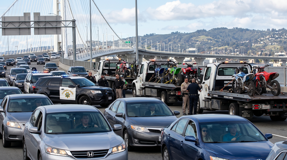 BAY BRIDGE CHAOS: WHEN STUNT CULTURE HIJACKS PUBLIC INFRASTRUCTURE