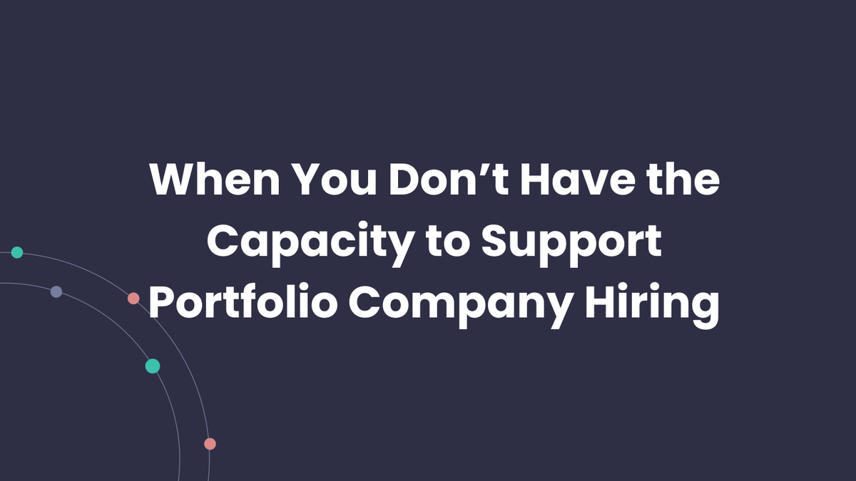 Board Advisors for a $10B+ AUM PE firm's network