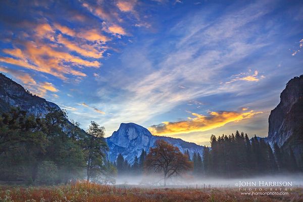 Fine art photography of Yosemite National Park by John Harrison, featuring iconic landmarks for museum-quality prints and interior design.