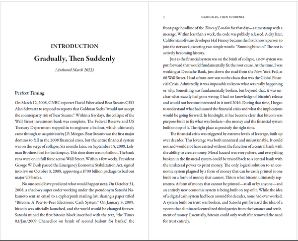 Gradually, Then Suddenly