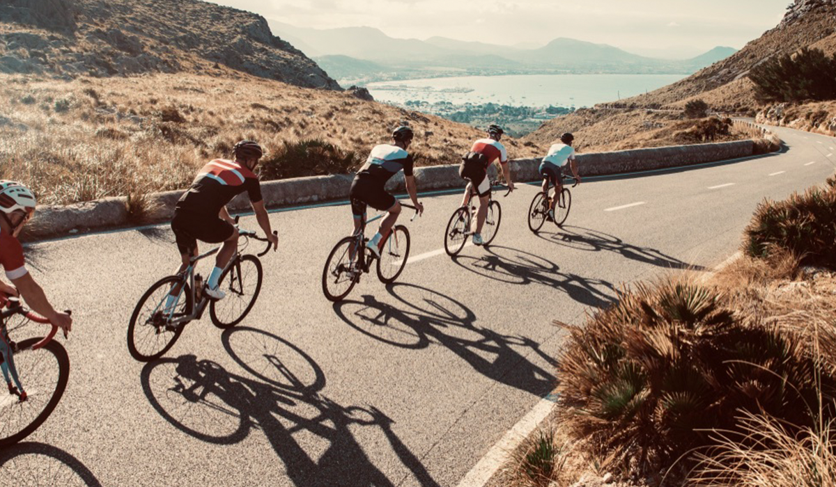 Cycling in the mountains