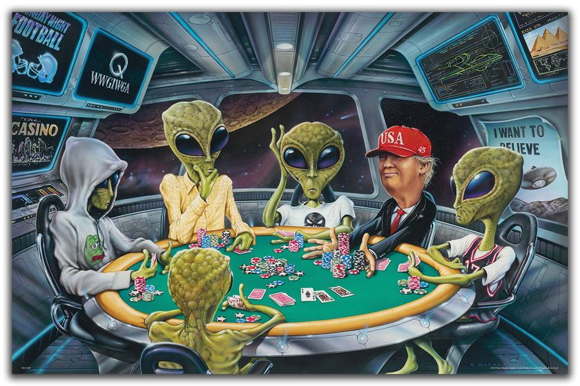 Trump Promises UFO Files Release—Prediction Market Odds On Aliens Climb