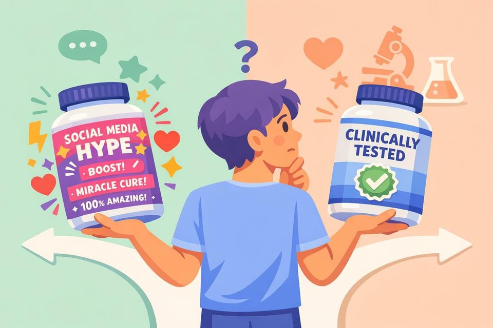 Social Media vs. Science: Choosing Supplements