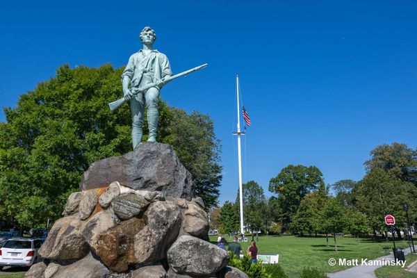 Vandalism Reported at Lexington Battle Green Flagpole