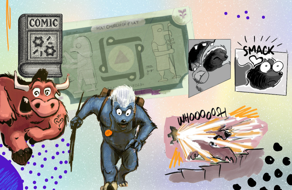 Bitcoin-Inspired Fable with Stunning Artistic Vibes