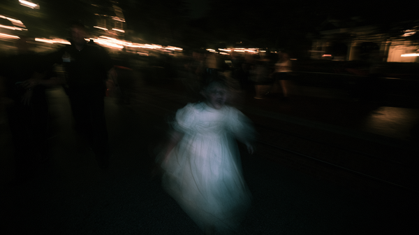 The Little Ghost Girl at Disneyland